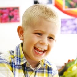 boy smiling