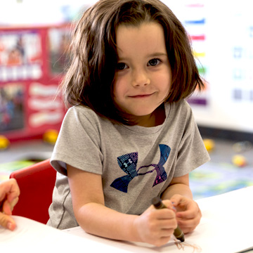 girl smiling