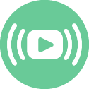 Icono de transmisión de video en vivo
